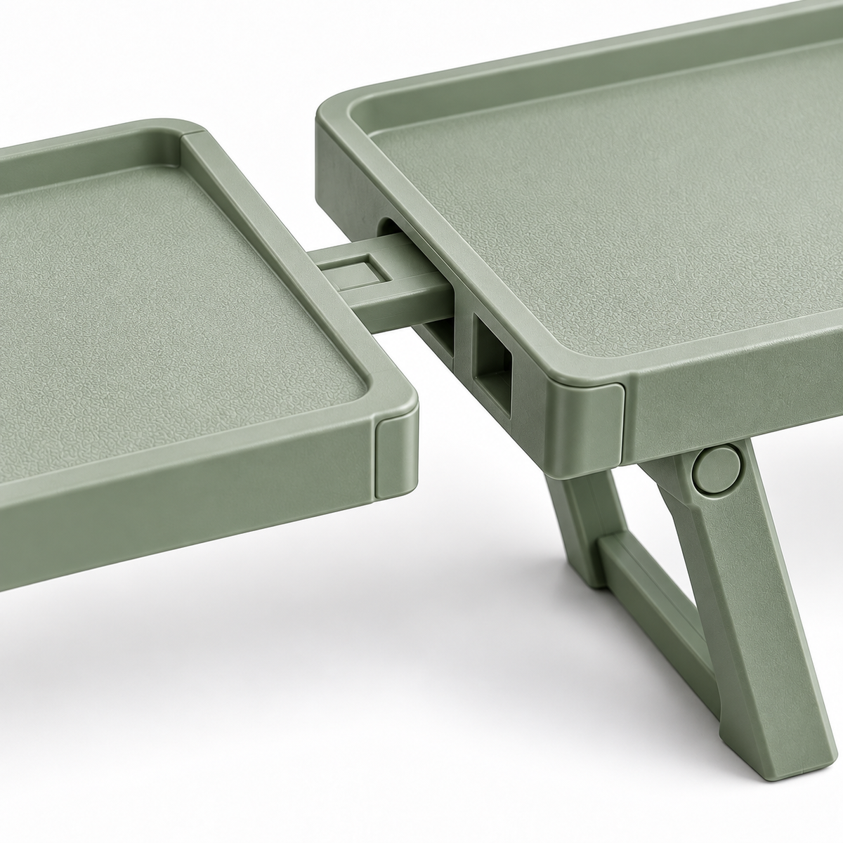 Modular Connect-and-Split Bed Tray Set
